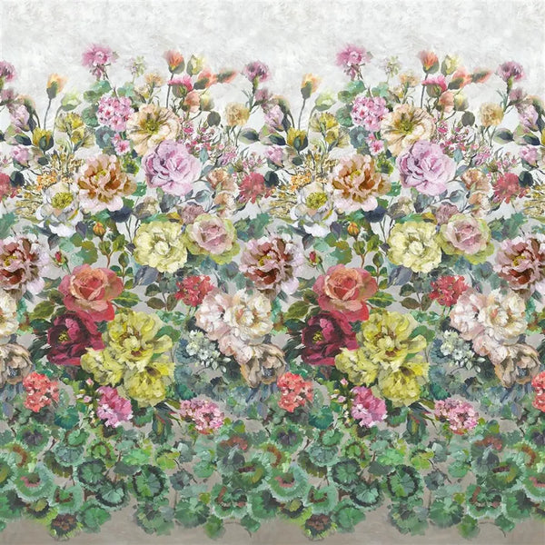Grandiflora Rose Panel Dusk Wallpaper | Designers Guild Europe
