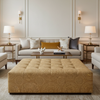 Virgin Gorda - Bamboo Upholstered Ottoman | Architectural Fabrics