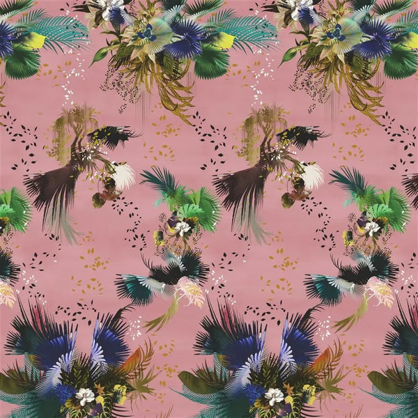 Oiseau Fleur Botanical Panel 01  Wallpaper | Christian Lacroix Europe