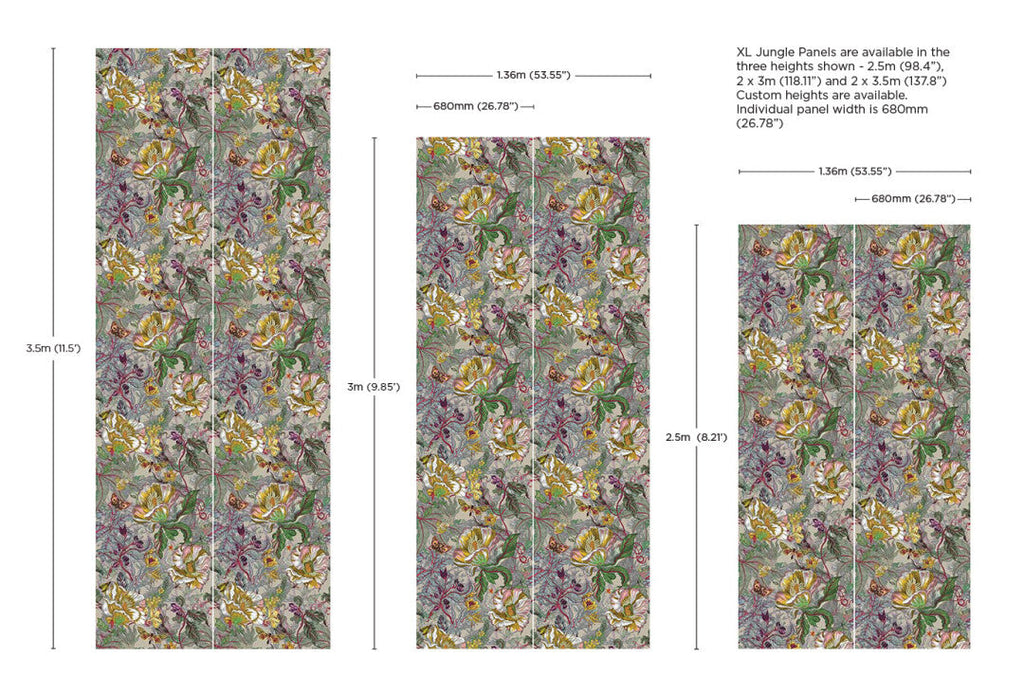 Xl Jungle Panels: Papaver