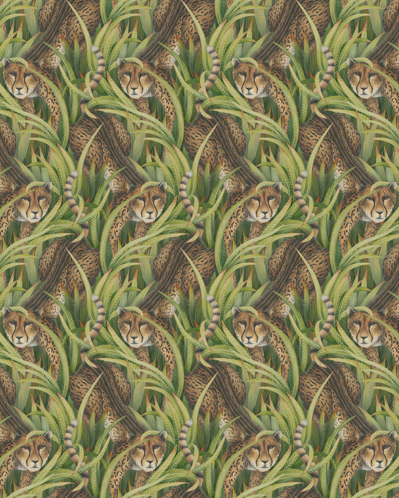 Cheetah Prowl Grass | Cole & Son