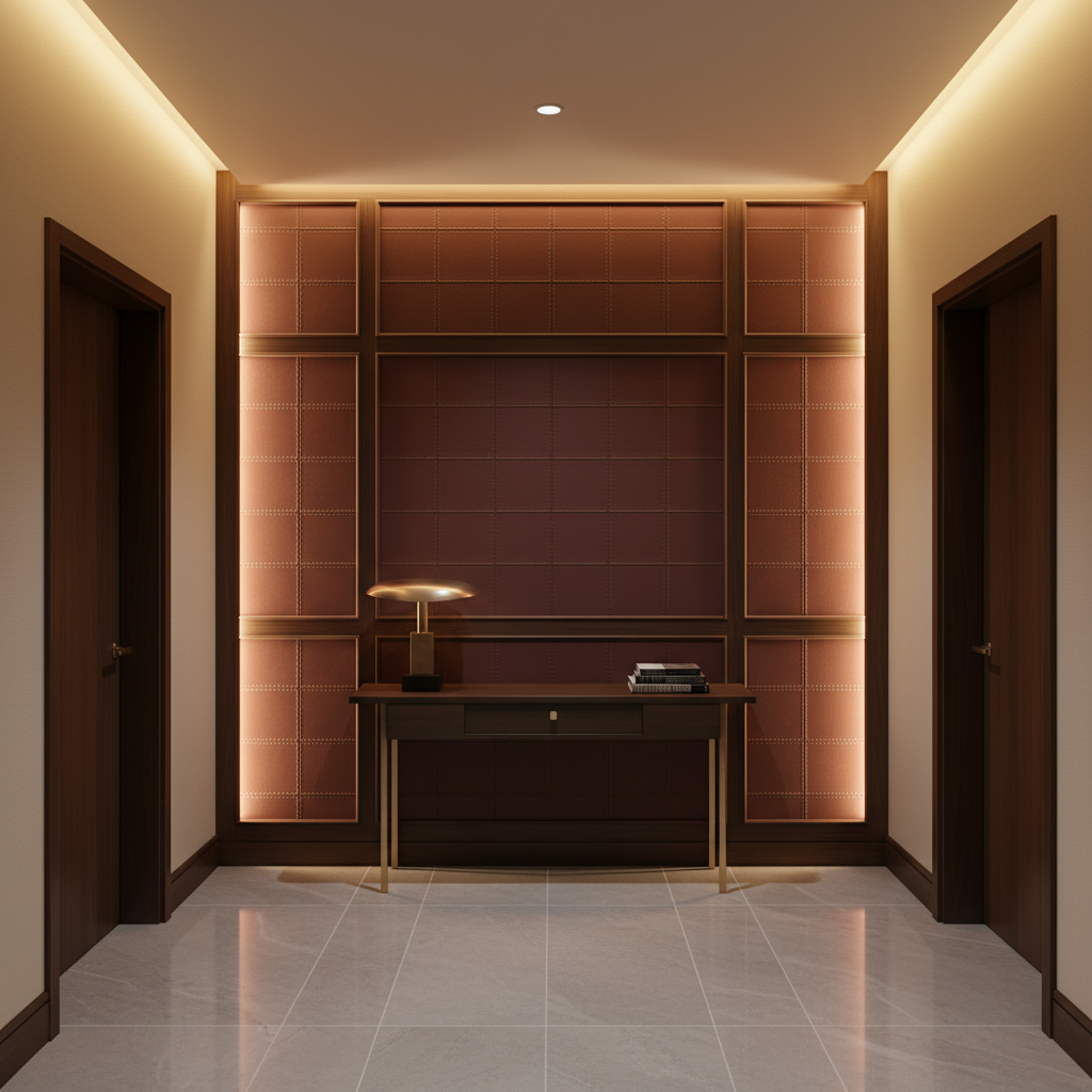 Puerto Plata - Oxblood Upholstered Wall Panel | Architectural Fabrics
