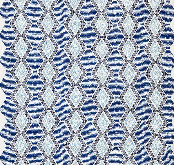 Nina Campbell Fabric - Indigo Blue Wallcovering | Nina Campbell