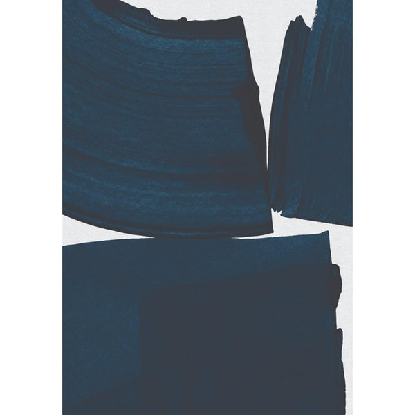 Brush Strokes Iii Blue Wall | Graham & Brown