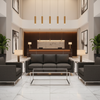 St. Eustatius - Carbon Upholstered Sofa | Architectural Fabrics