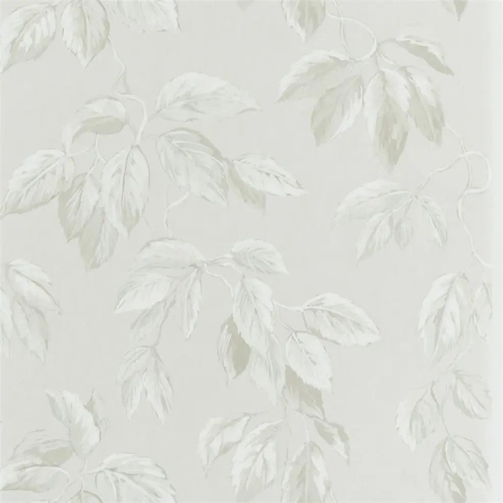 Jangal Branches Leaves Chalk Wallpaper | Designers Guild Europe