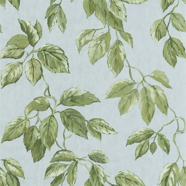 Jangal Branches Leaves Celadon Wallpaper | Designers Guild Europe