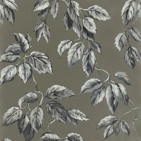 Jangal Branches Leaves Zinc Wallpaper | Designers Guild Europe