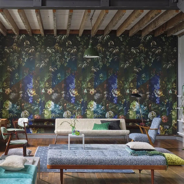 Minakari Panel 01 Cobalt | Designers Guild Europe
