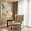 Manchioneel - Oatmeal Upholstered Chair | Architectural Fabrics
