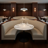 Abaca - Oatmeal Tekloom Performance Upholstered Banquette | Architectural Fabrics