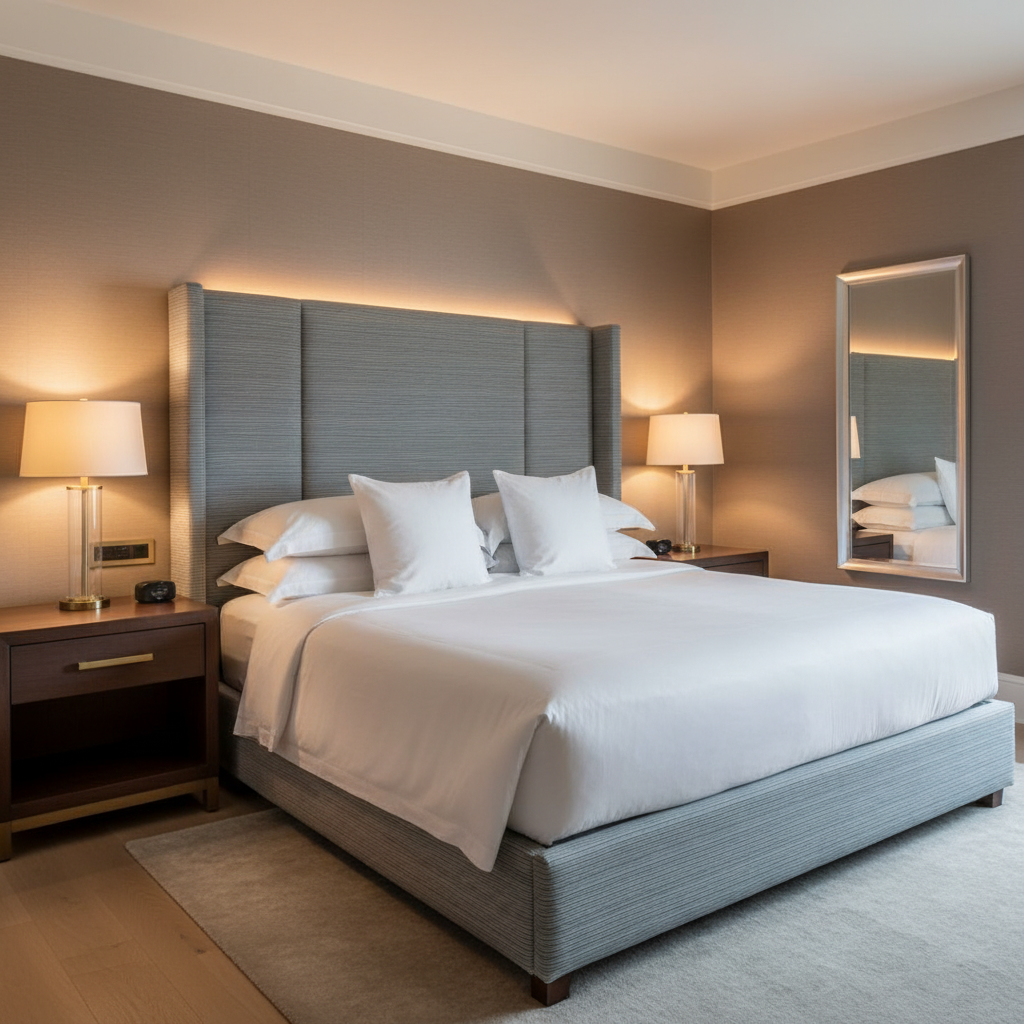 Storm Bay - Twilight Upholstered Headboard | Architectural Fabrics