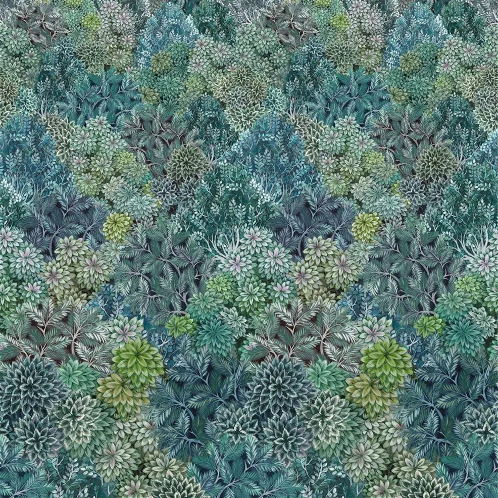 Madhya Panel 02 Azure Wallpaper | Designers Guild Europe