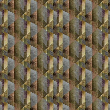 Minakari Geo Panel 02 Rosewod | Designers Guild Europe