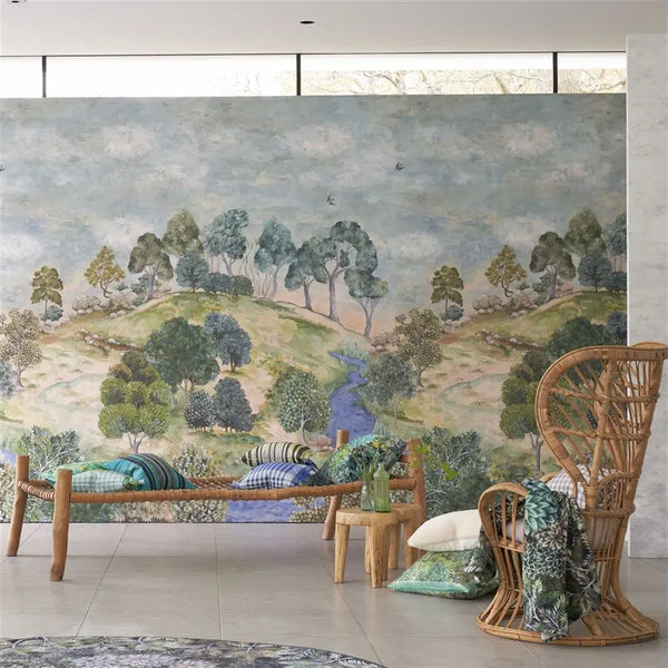 Bandipur Panel  sky Wallpaper | Designers Guild Europe