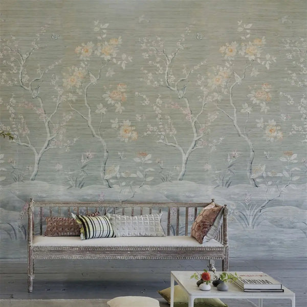 Manohari Grasscloth Panel 01  Wallpaper | Designers Guild Europe