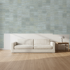 Nantucket Grasscloth Crystal Wallcovering | Phillipe Romano room setting