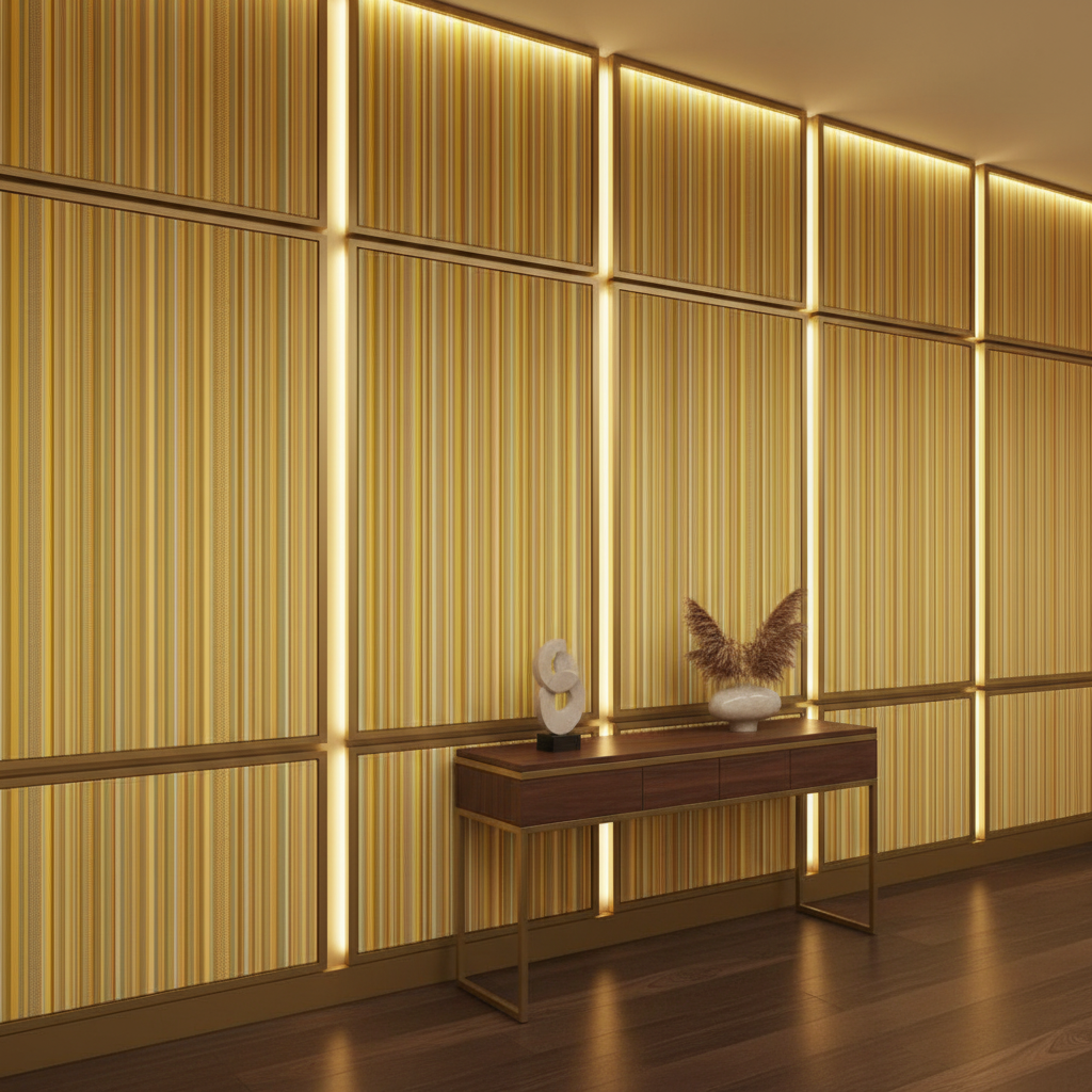 Vista Point - Canary Upholstered Wall Panel | Architectural Fabrics