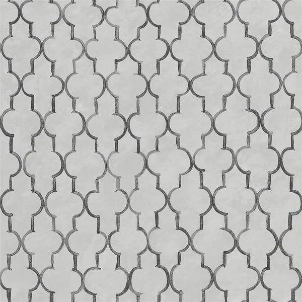Pergola Trellis 01 Graphite Wallpaper | Designers Guild Europe