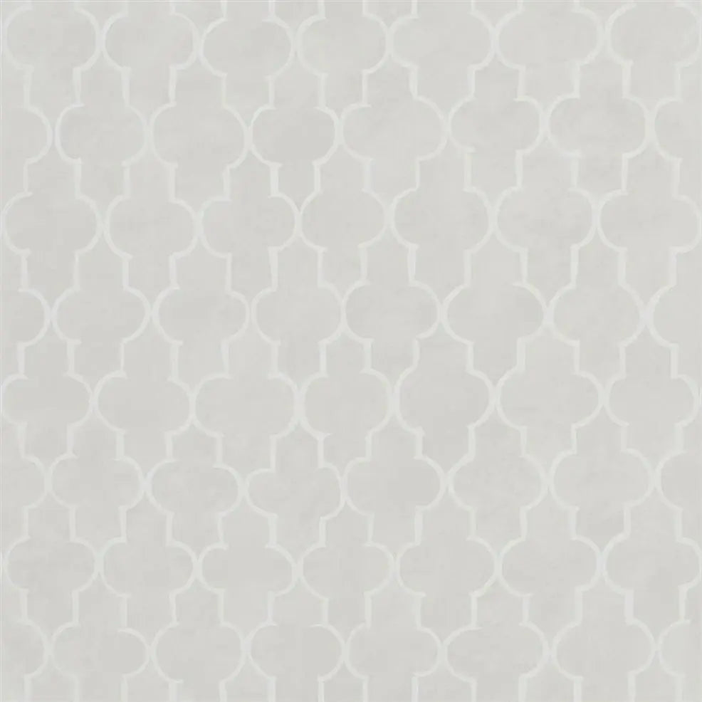 Pergola Trellis 02 Oyster Wallpaper | Designers Guild Europe