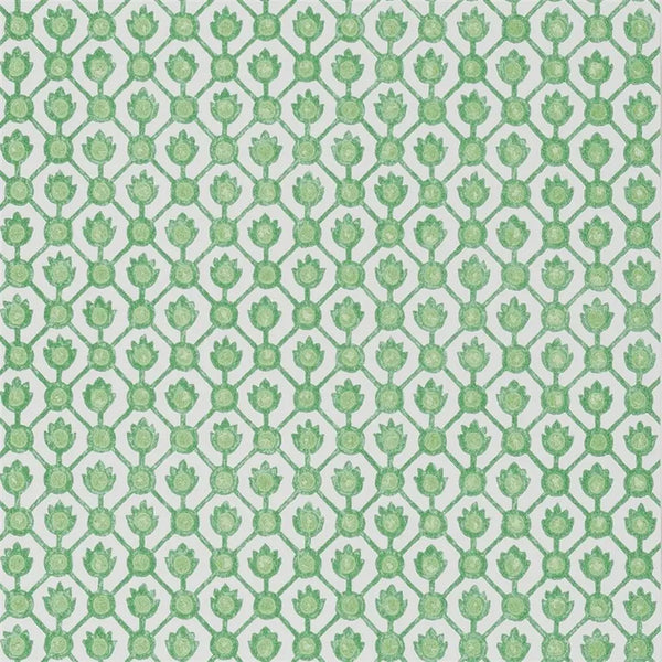 Jaal Small Scale 06 Emerald Wallpaper | Designers Guild Europe