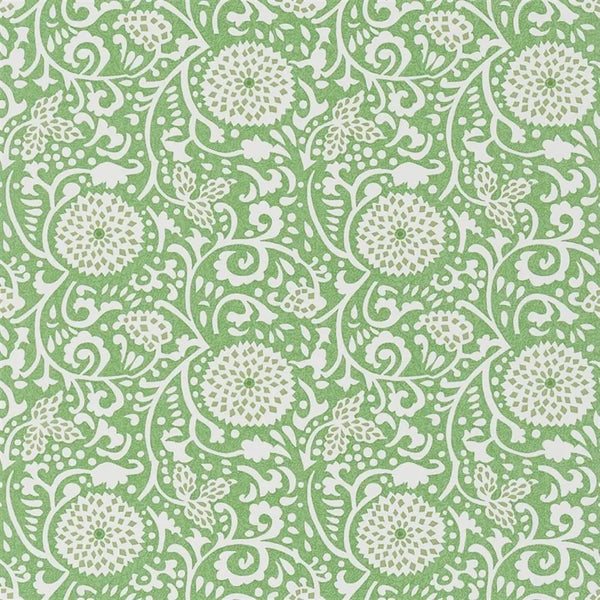 Shaqui Swirl 06 Emerald Wallpaper | Designers Guild Europe