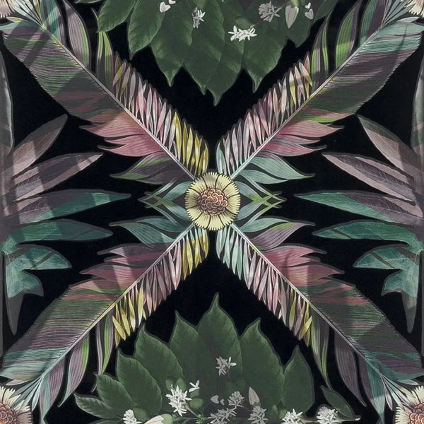 Feather Park (flock) 1  Wallpaper | Christian Lacroix Europe
