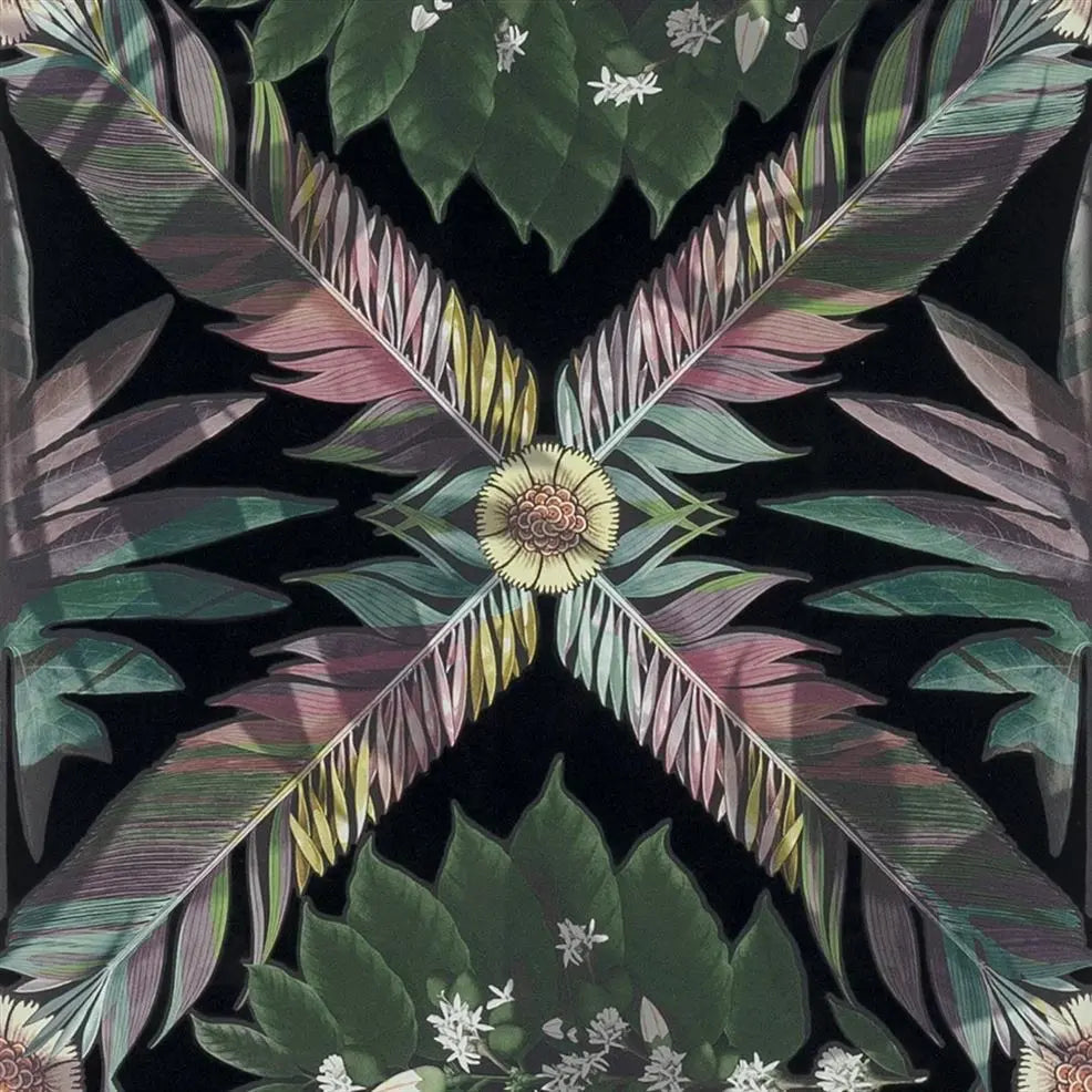 Feather Park (flock) 1  Wallpaper | Christian Lacroix Europe