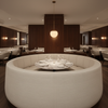 Tradewind Trace - Cloud Upholstered Banquette | Architectural Fabrics