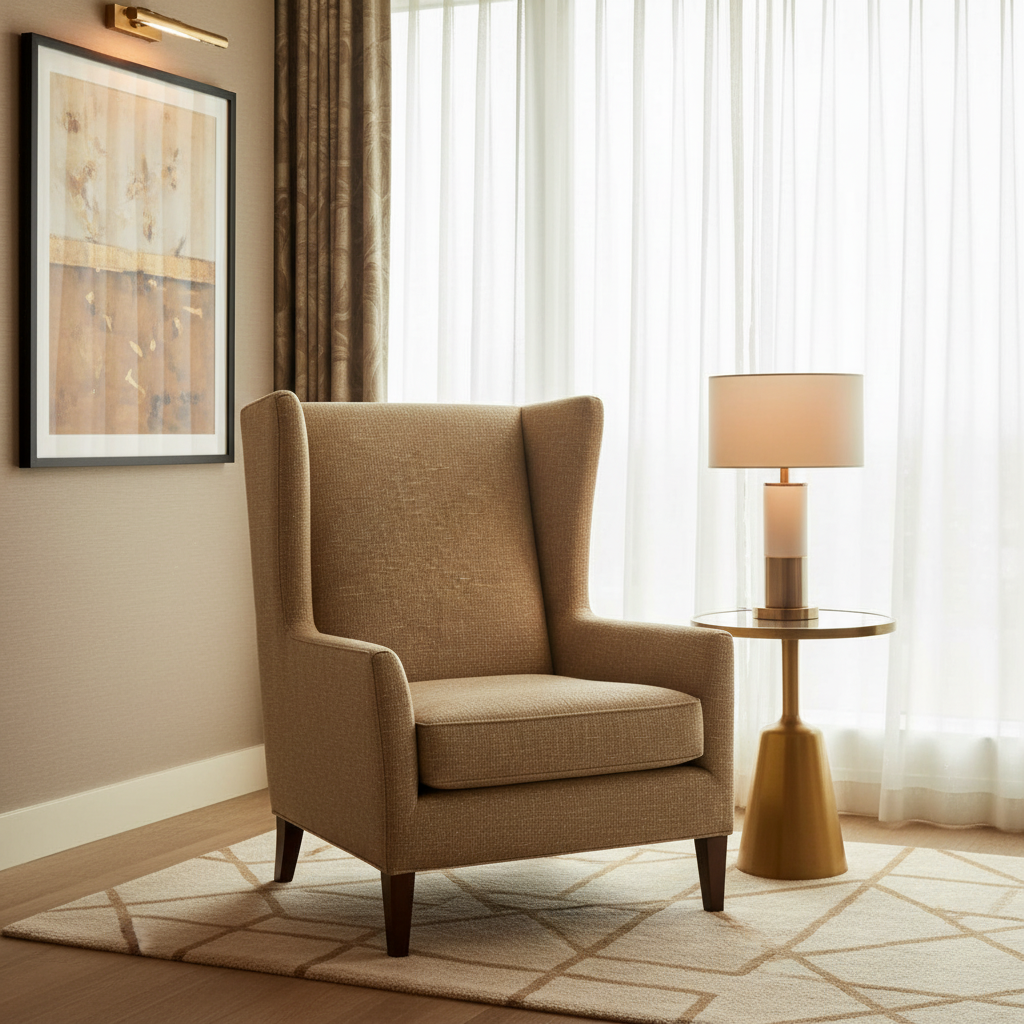 Tortola - Bark Upholstered Chair | Architectural Fabrics