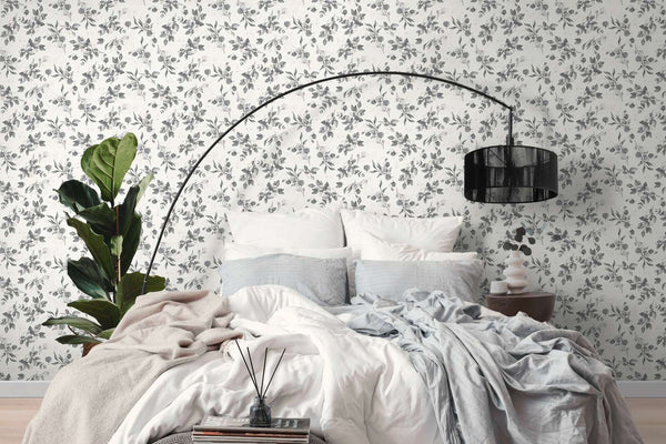 Pure Elegance Light Grey Wallcovering | AS Creation