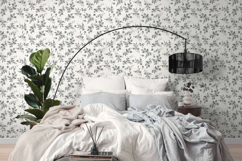 Pure Elegance Light Grey Wallcovering | AS Creation