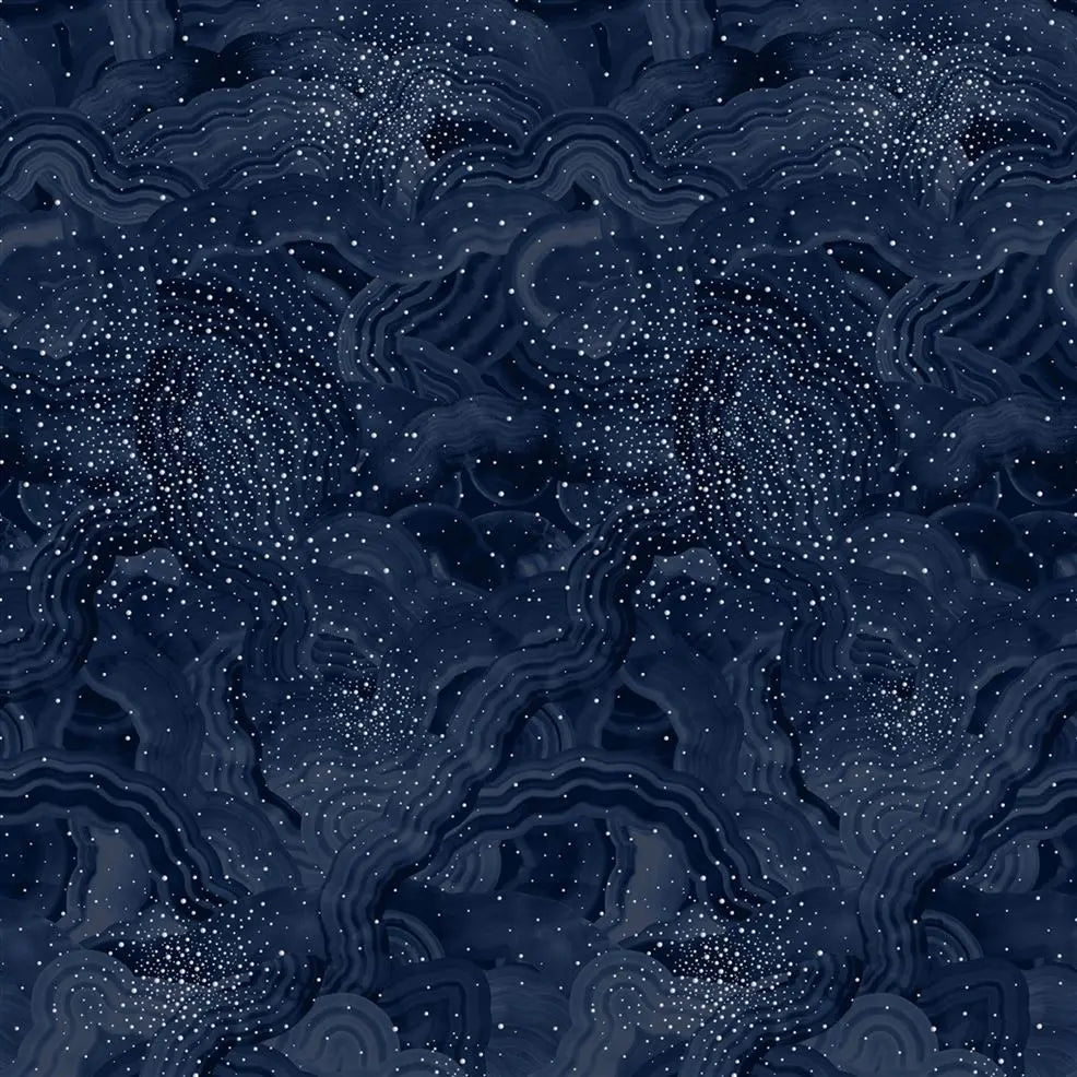 Persian Nights Panel  Blue   Wallpaper | Christian Lacroix Europe