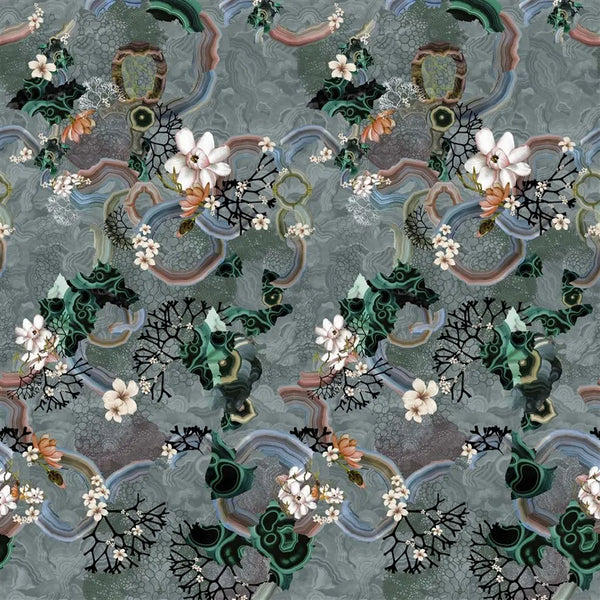 Algae Bloom Panel 01  Wallpaper | Christian Lacroix Europe