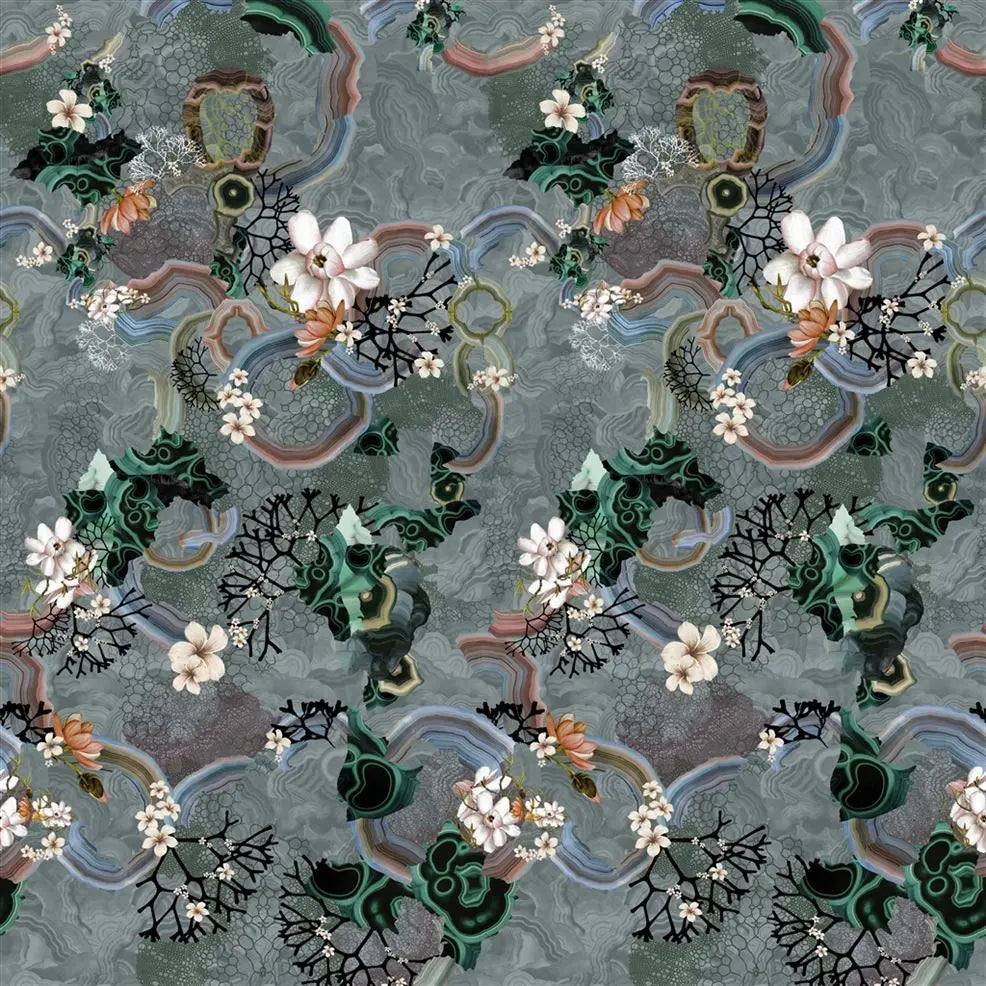 Algae Bloom Panel 01  Wallpaper | Christian Lacroix Europe