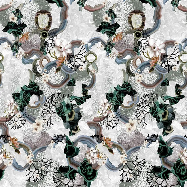 Algae Bloom Panel 03  Wallpaper | Christian Lacroix Europe