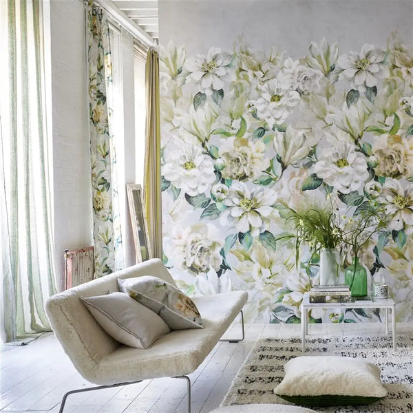 Jardin Botanique Panel 02 Birch Wallpaper | Designers Guild Europe
