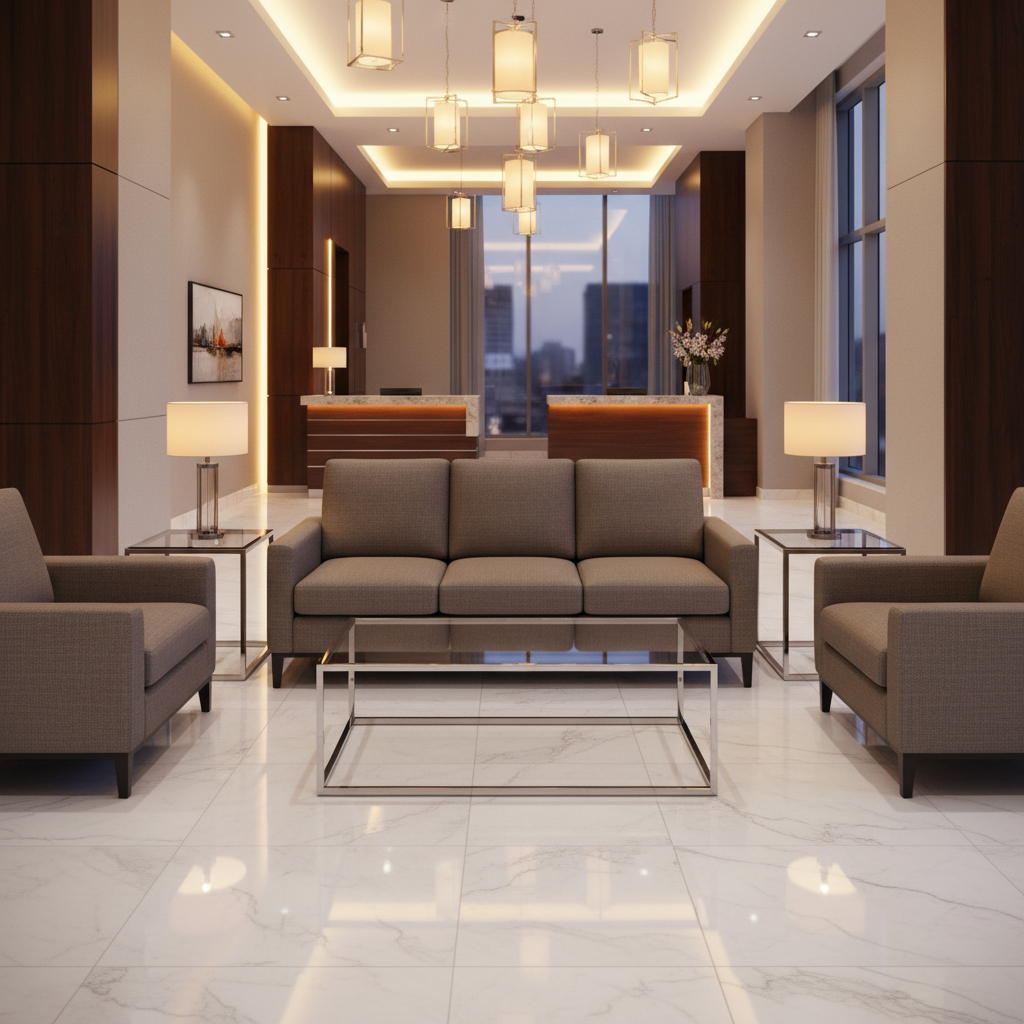 Subtle Linen Weave Deep Taupe Upholstered Sofa | Architectural Fabrics