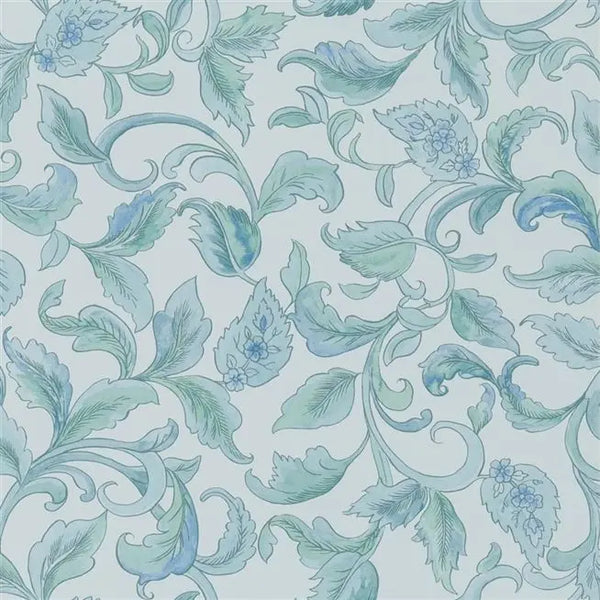 Piccadilly Park Leaves Delft Wallpaper | Designers Guild Europe