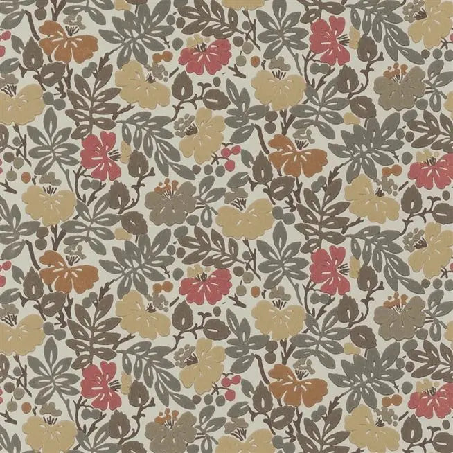 Carlisle Fauna Floral Woodland Wallpaper | Designers Guild Europe