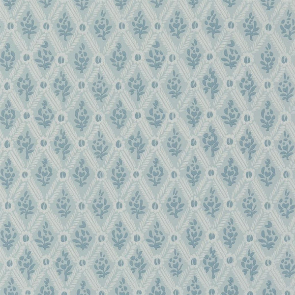 St John Street Small Scale Trellis Duck Egg | Designers Guild Europe