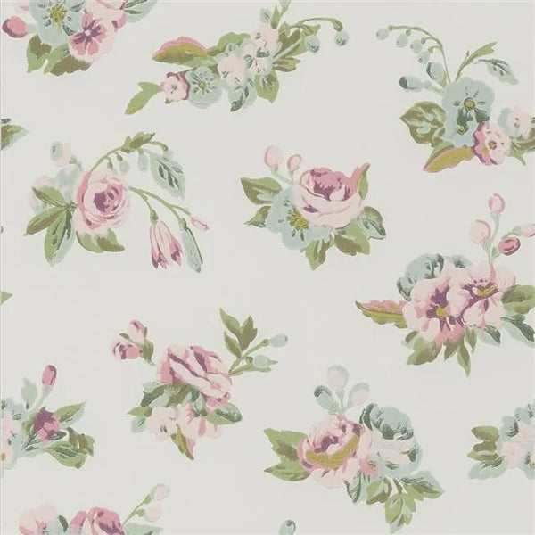 Craven Street Floral Flower Rose Wallpaper | Designers Guild Europe