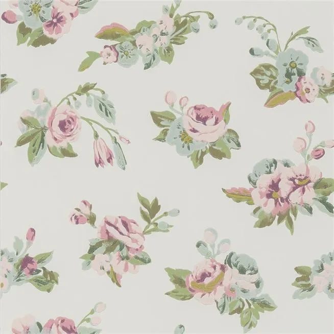 Craven Street Floral Flower Rose Wallpaper | Designers Guild Europe