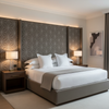 Axis - Axis Etched Polyurethane Upholstered Headboard | Architectural Fabrics