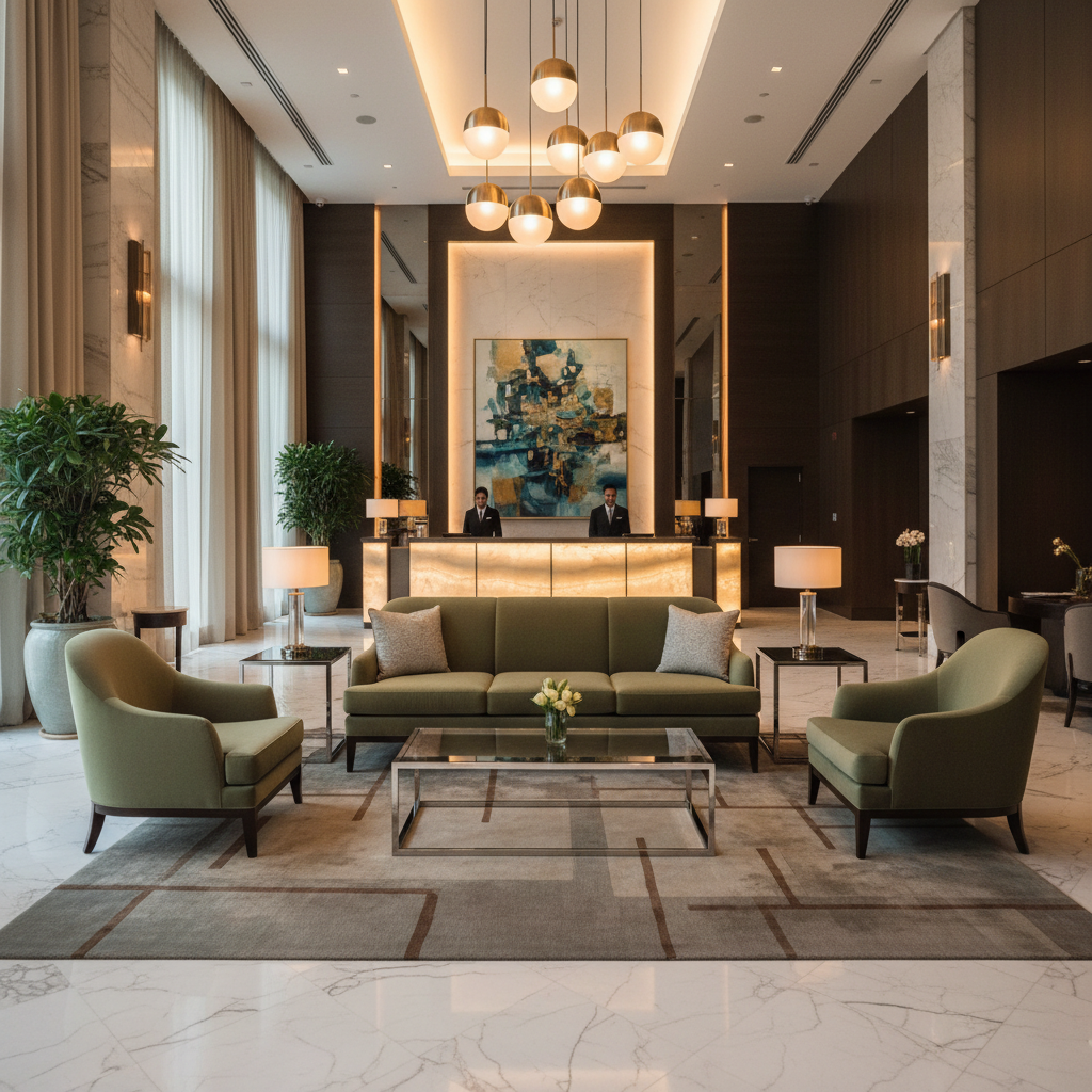Bedford Celery Upholstered Sofa | Architectural Fabrics
