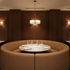 Algiers - Tawny Performance Vinyl Upholstered Banquette | Architectural Fabrics