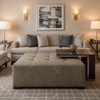 Turf Bay - Fieldstone Upholstered Ottoman | Architectural Fabrics