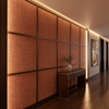 Woven Textured Crosshatch Rustic Sienna Upholstered Wall Panel | Architectural Fabrics