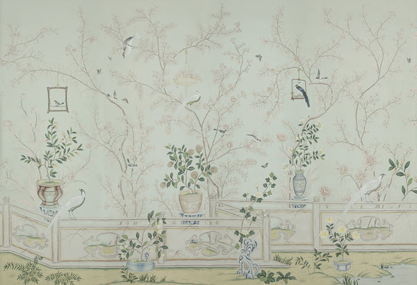 Salon Vert — Adam Grey dyed silk