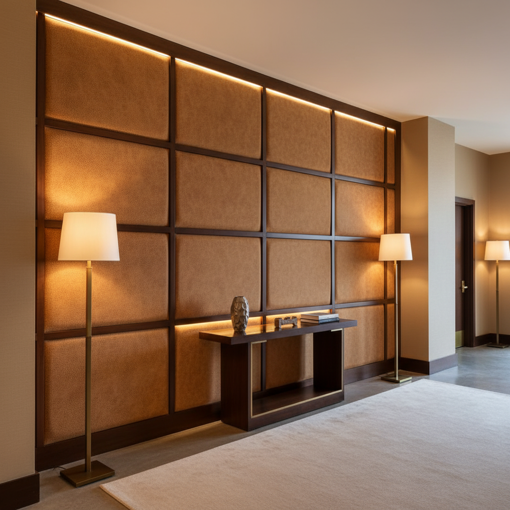 Vintage Harbor - Saddle Upholstered Wall Panel | Architectural Fabrics